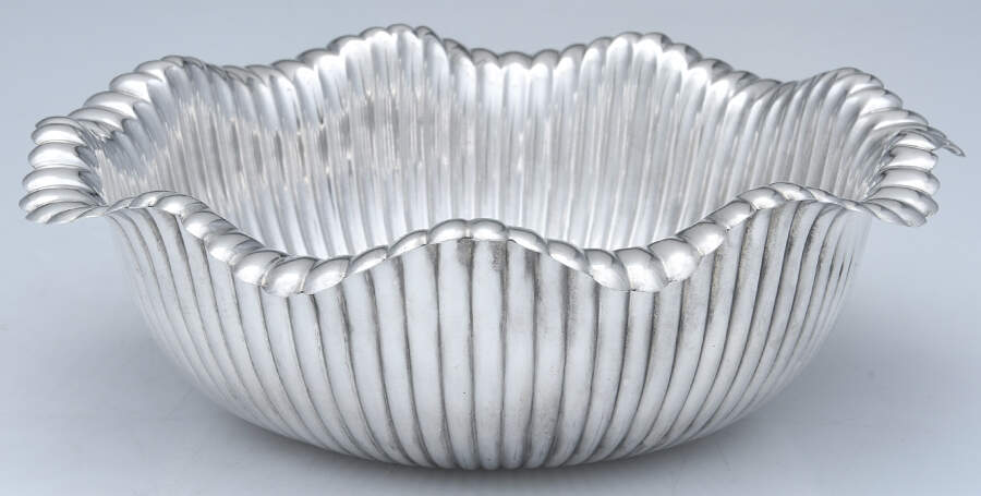 2447 (Sterling, Hollowware) 9" Fruit Serving Bowl by Whiting Manf Co-1