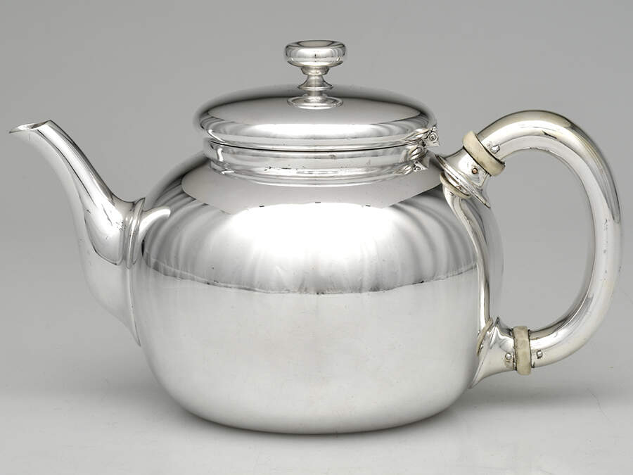 510 (Sterling, Hollowware) Teapot by Whiting Manf Co-1