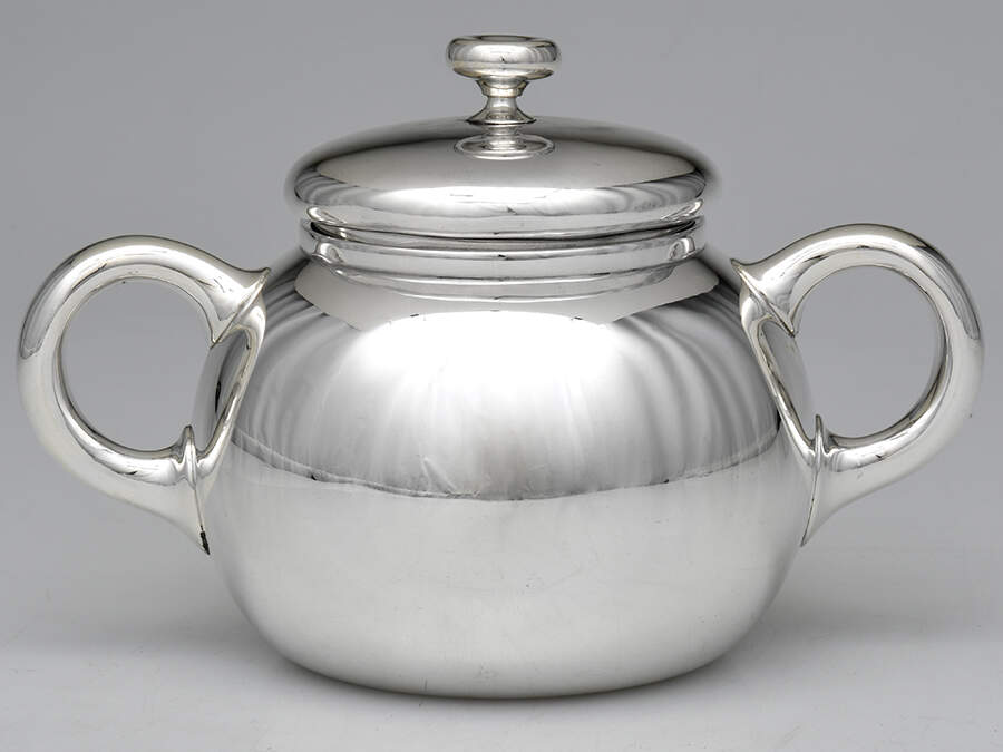 510 (Sterling, Hollowware) Sugar Bowl & Lid by Whiting Manf Co-1