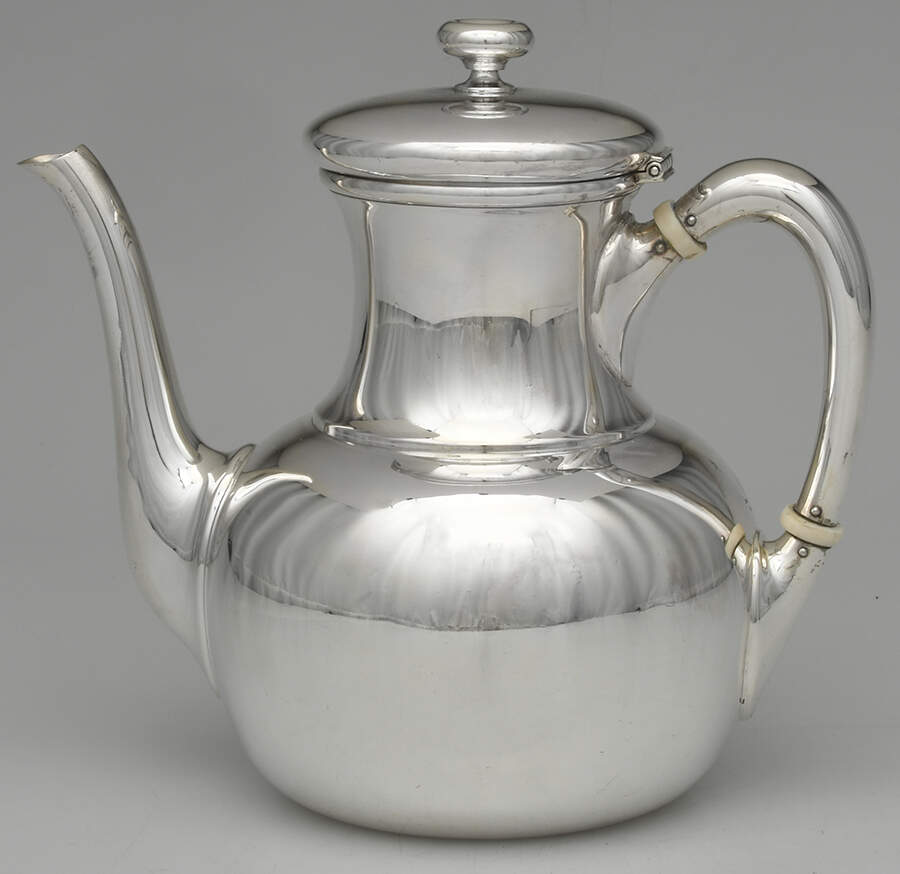 510 (Sterling, Hollowware) Coffee Pot by Whiting Manf Co-1