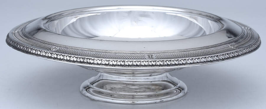 B58 (Sterling, Hollowware) 10" Round Pedestal Centerpiece by Watson-1