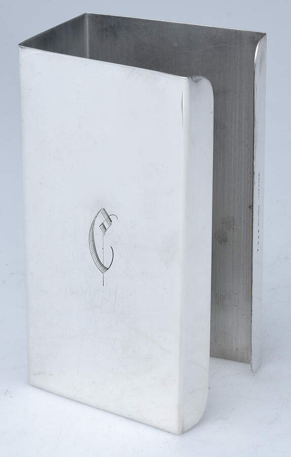 4221 (Sterling, Hollowware) Match Box Cover by Wallace Silver-1