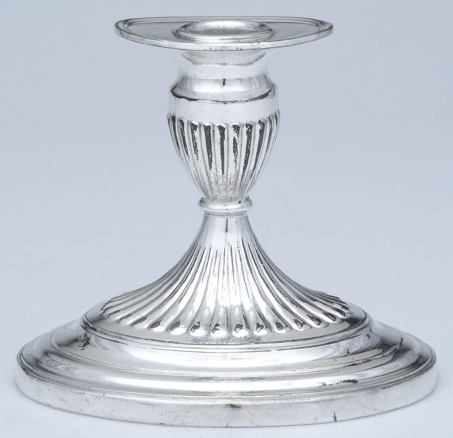 V8380 (Silverplate, Hollowware) 4" Console Candleholder by Wallace Silver-1