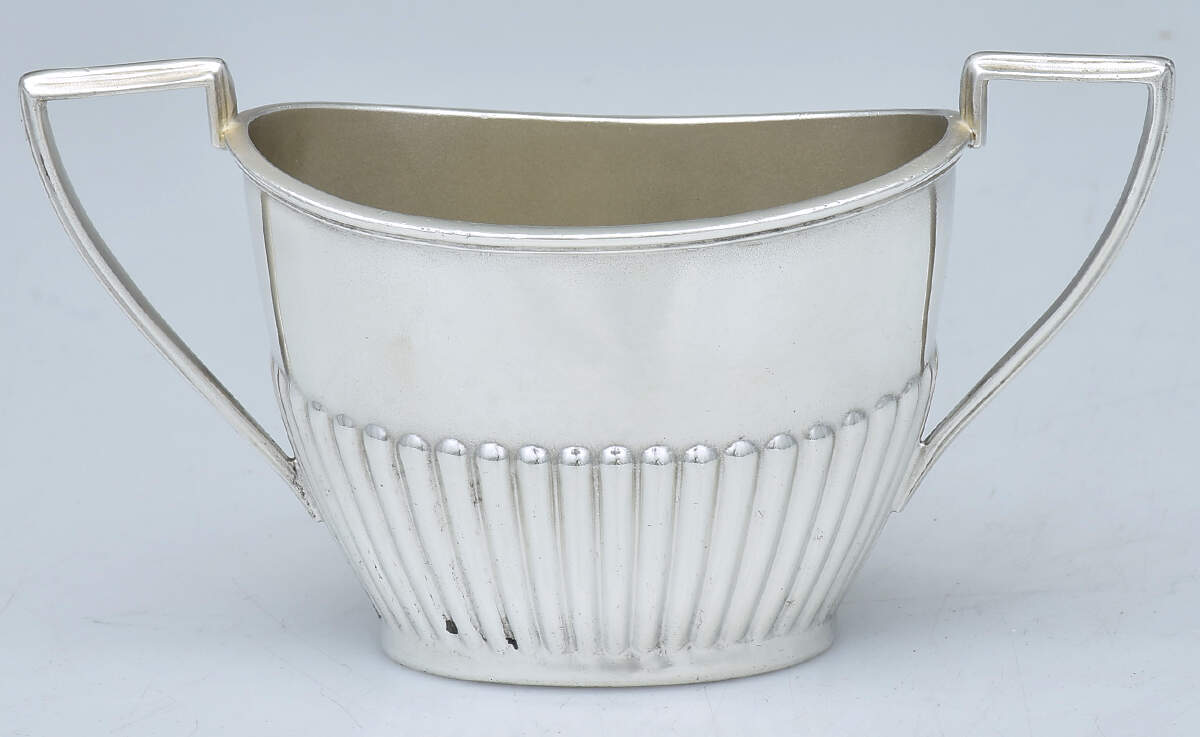 11400 (Silverplate, Hollowware) Mini Open Sugar Bowl by Walker & Hall-1