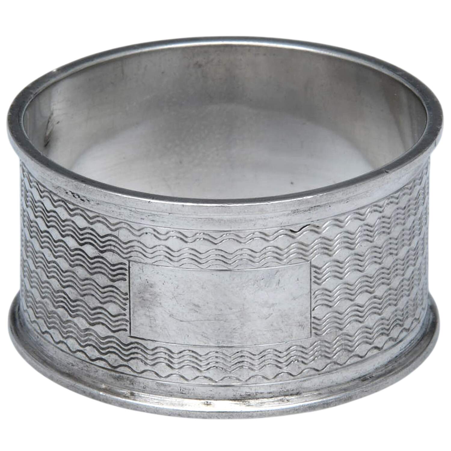Sterling Hollowware Napkin Ring by William Adams-Sheffield-Birminghan-1