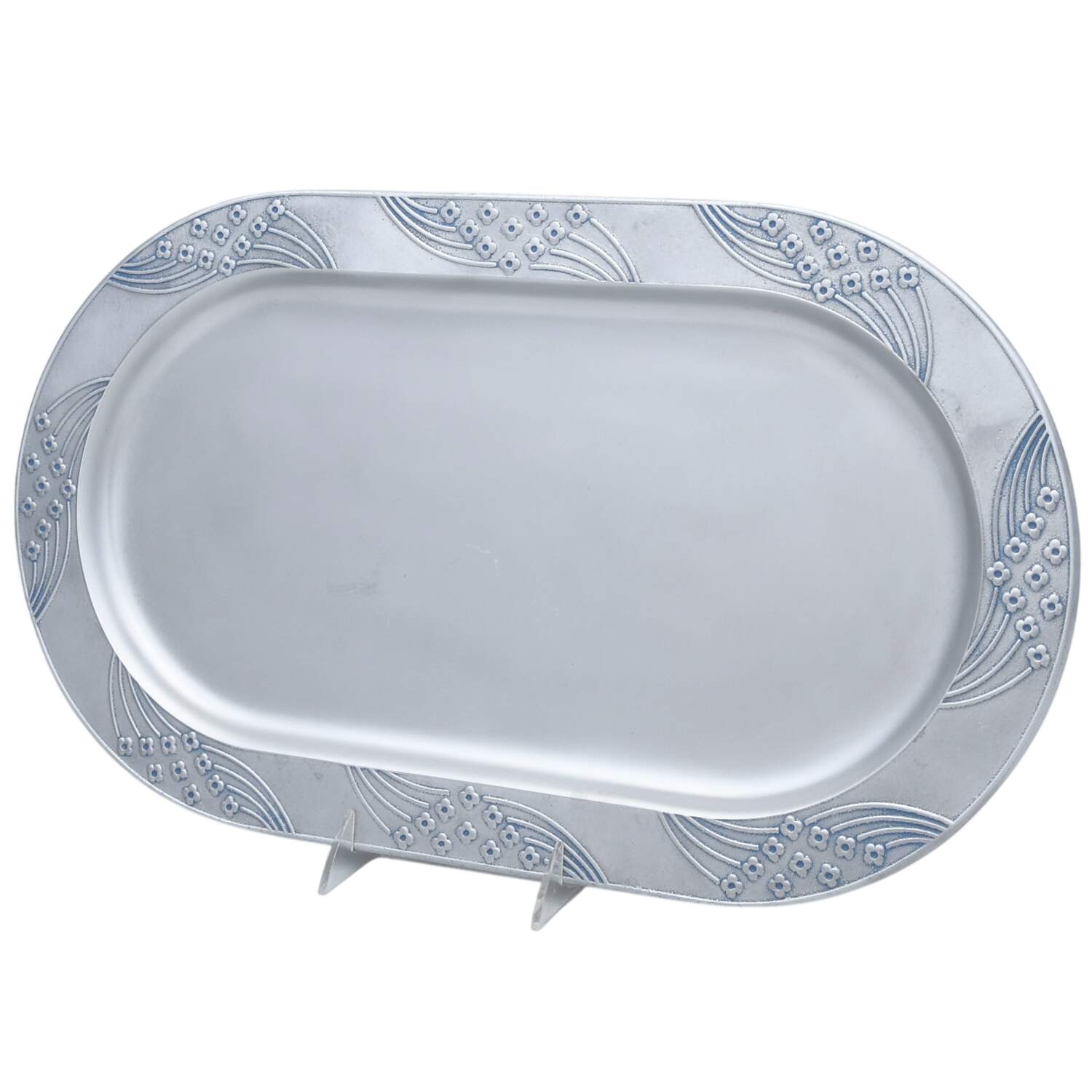 WIA11 (Armetale, Hollowware) 18" Oval Serving Platter by Wilton Armetale-1