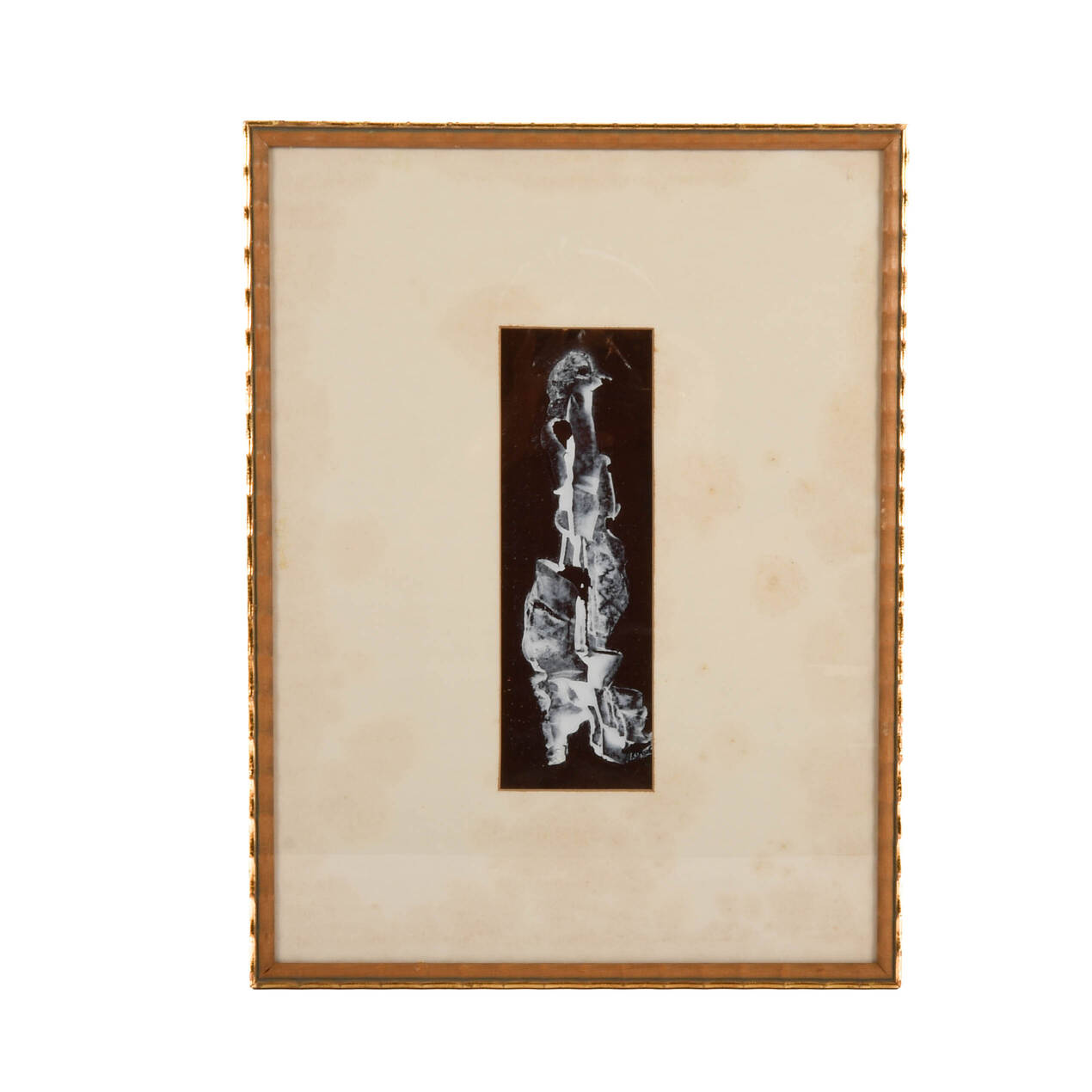 Framed J. Akston "Untitled" Oil on Paper