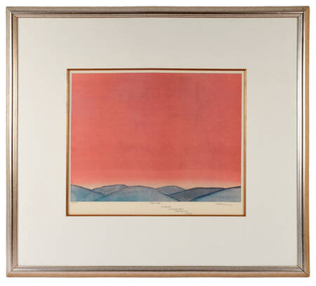 Framed Signed "Beginnings" Lithograph by Paul Harmon