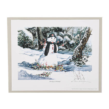 Signed William Mangum "Frosty's Friend" Print