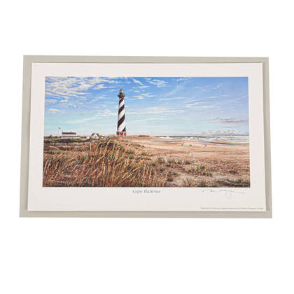 Signed William Mangum "Cape Hatteras" Artwork