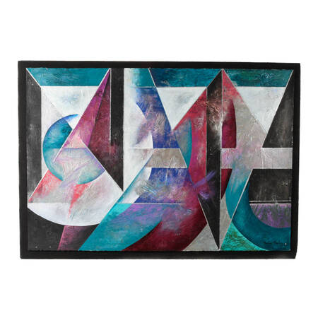 Signed Marlene Healey Abstract Artwork
