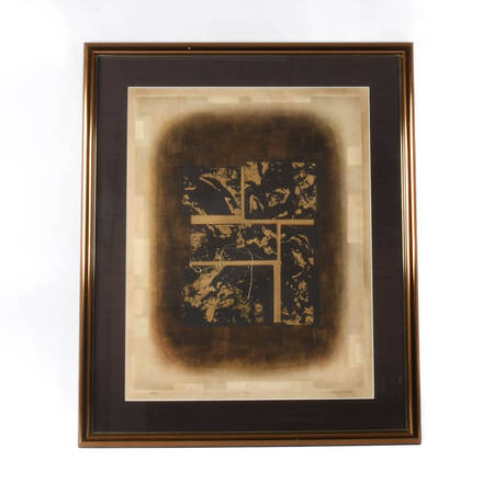 Framed Signed Lawrence P. Lerfald "Antares" Limited-Edition Lithograph