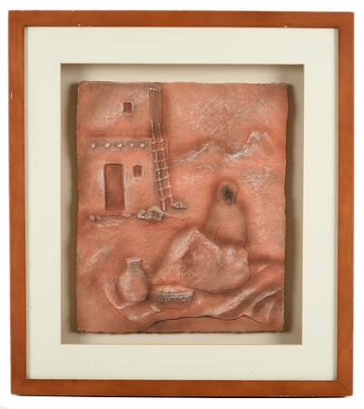 Southwestern Paper Cast "Song In The Morning" Attributed to Priscilla-Wess