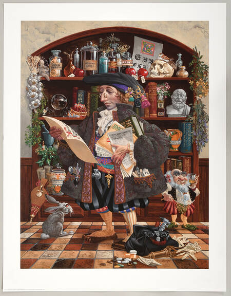 Signed James Christensen Limited-Edition 634/2950 "The Oath" Print