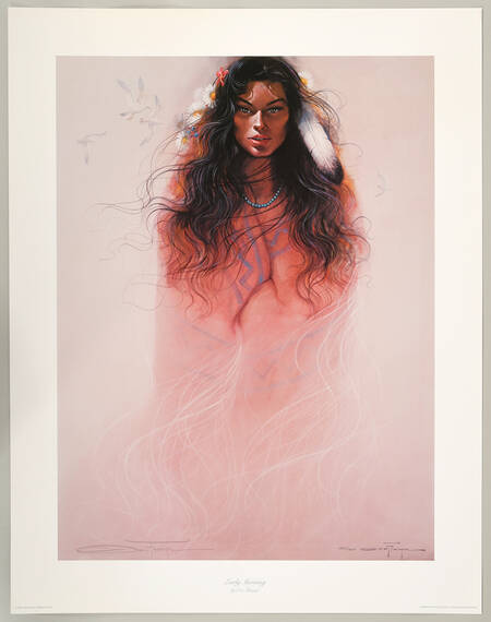 Signed Ozz Franca Limited-Edition 1637/3600 "Early Morning" Print