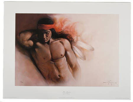 Signed Ozz Franca "The Apache" Limited-Edition 550/4000 Print