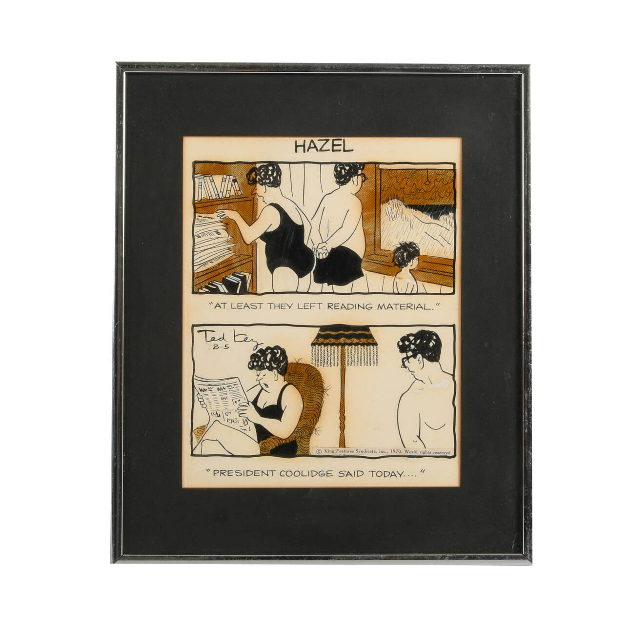 Original Ted Key Hazel Comic Strip