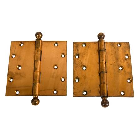 Oversized Brass Door Hinge
