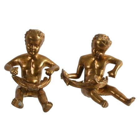 Pair of Bronze Figures