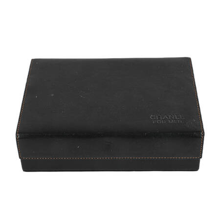 Empty Chanel Leather Gift Box for Men