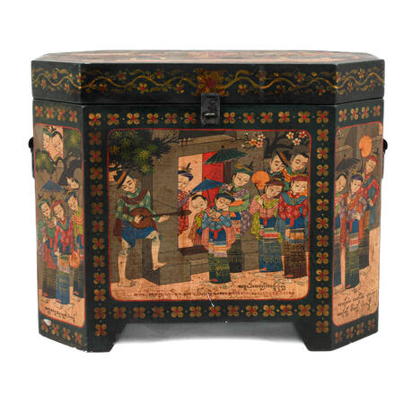Burmese Decorated Wedding Chest