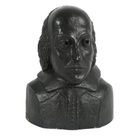 Bust of Shakespeare by Frederick Blat
