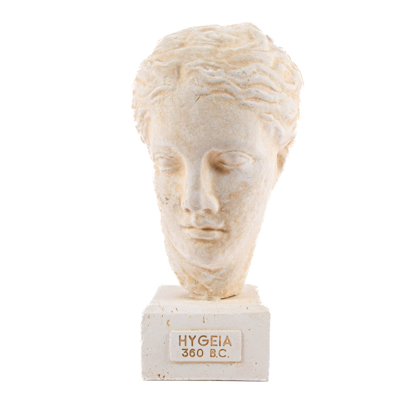 Greek Goddess Hygeia Stone Bust by Nick Botsas
