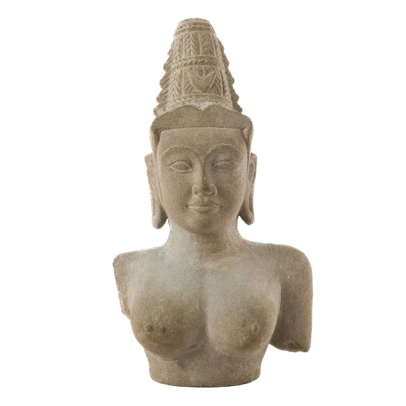 Cement Shiva Hindu Bust Statue