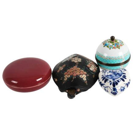 Collection of Four Jewelry and Trinket Boxes