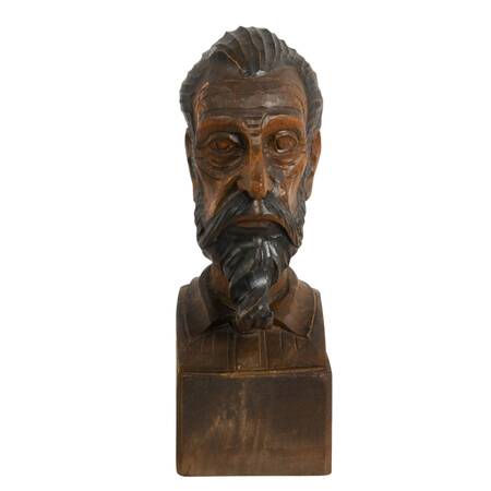 Hand-Carved Wooden Don Quixote by Ouro Artesania
