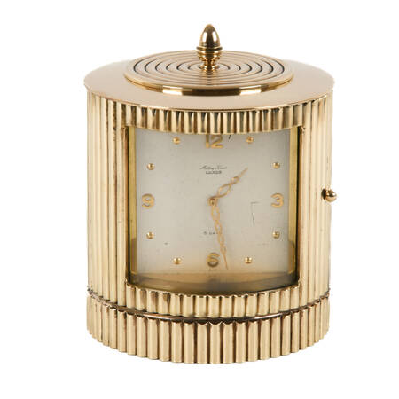 Mathey Tisot Circular Mechanical Desk Clock