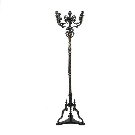 4-Arm Floor Metal Candelabra