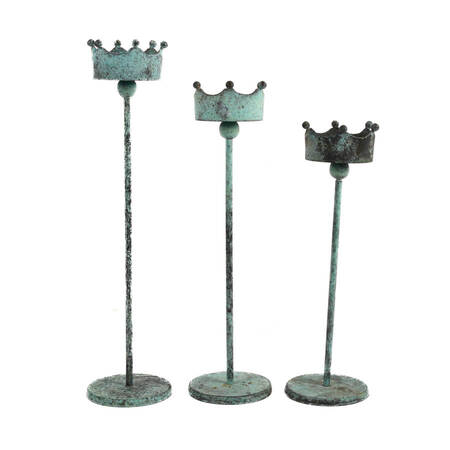 Crown Design Candle Votives Set