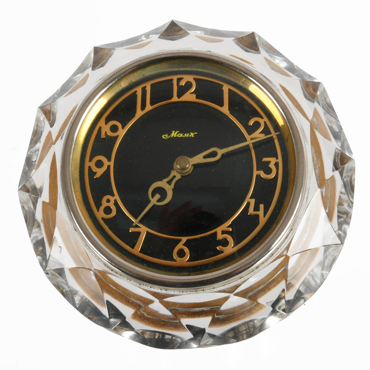 USSR Majak Soviet Desk Clock