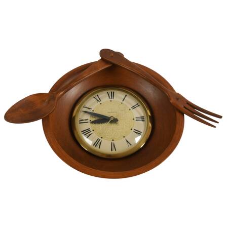 Lanshire Model T5 Wooden Kitchen Wall Clock