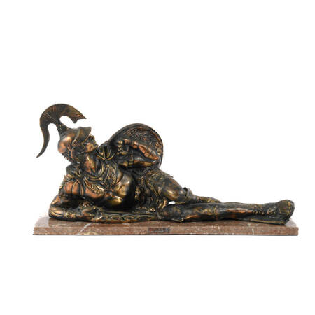 Achilles Greek Warrior Metal Statue