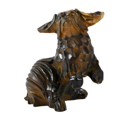 Mid-Century Modern Lucite Dog Sculpture