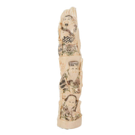 Asian Bone Carving with Three Figures