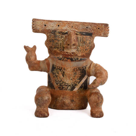 Quimbaya Terracotta Pottery Statue