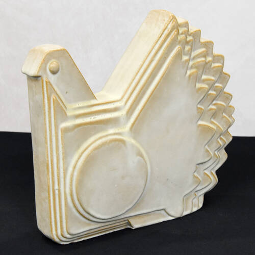 Alessio Tasca Circa 1970s Ceramic Post Modernist Hen Sculpture