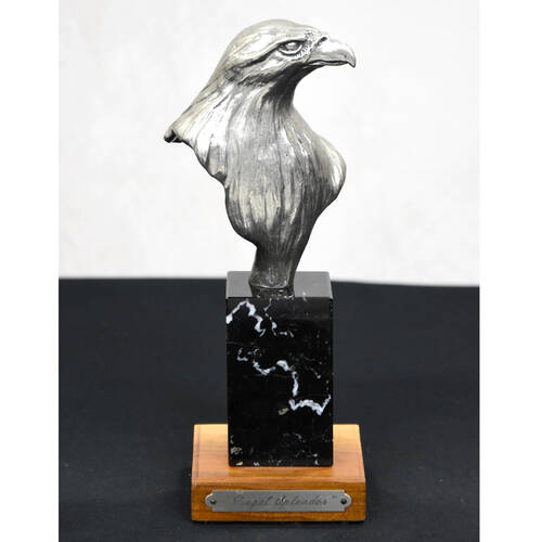 Aurora Limited Release "Regal Splendor" Bronze and Marble Eagle Statue