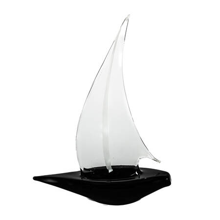 Italian Murano Art Glass Sail Boat