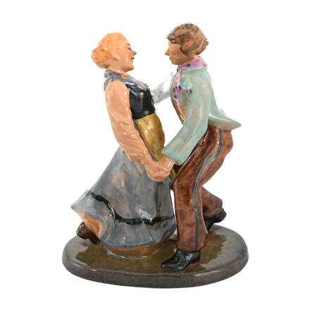 German Dancing Pottery Couple