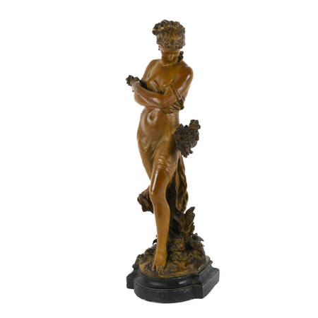 French "Le Printemps" Sculpture After Hippolyte Francois Moreau