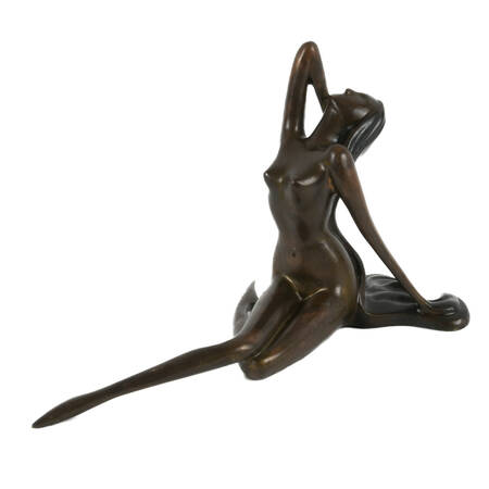 Reclining Bronze Nude Sculpture