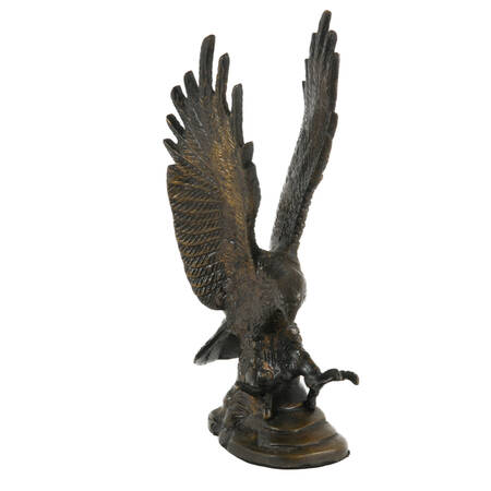 Bronze Landing Bald Eagle Statue
