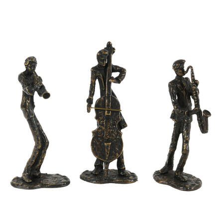 Group of Three GATCO Brass Jazz Player Statues