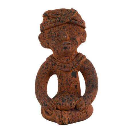 Speckled Pre-Columbian Terracotta Tribal Figurine
