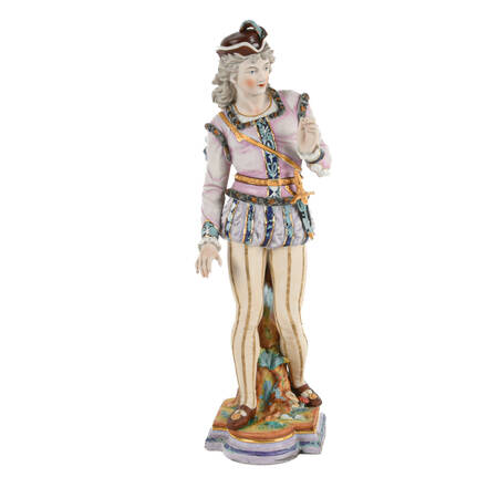 Japanese Porcelain Bisque Figure