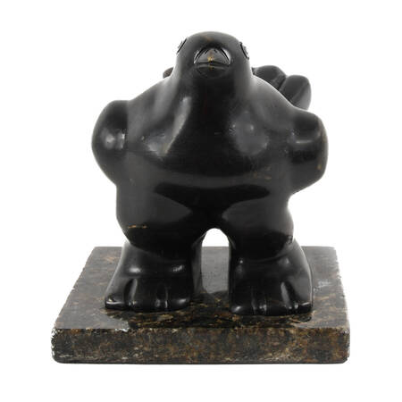 Bronze Sculpture of a Bird After Botero